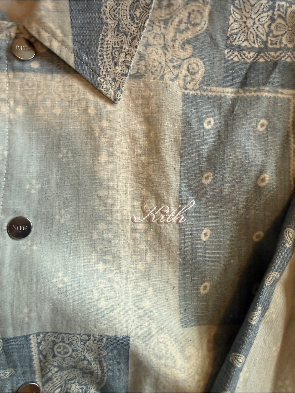 Kith Washed Paisley Coaches Jacket - Picture 4 of 8